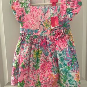 Lilly Pulitzer Girls Floral Dress Size 3T New with Tags (NWT)
